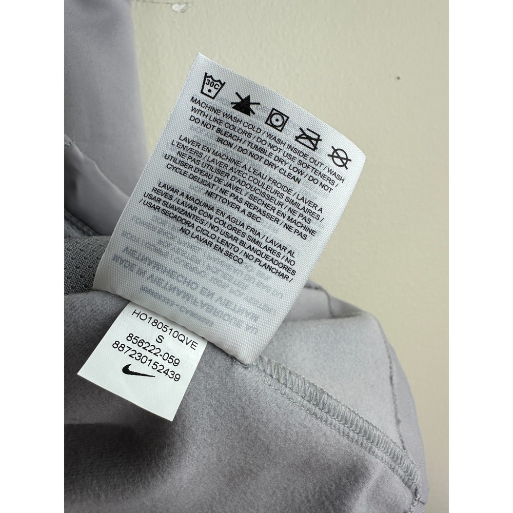 Nike Running Aerolayer Quilted Puffer Vest Grey Lavender Zip Up 856222-059 Small - Picture 12 of 14